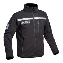 Veste polaire Sécu-One sécurité HV-TAPE noir