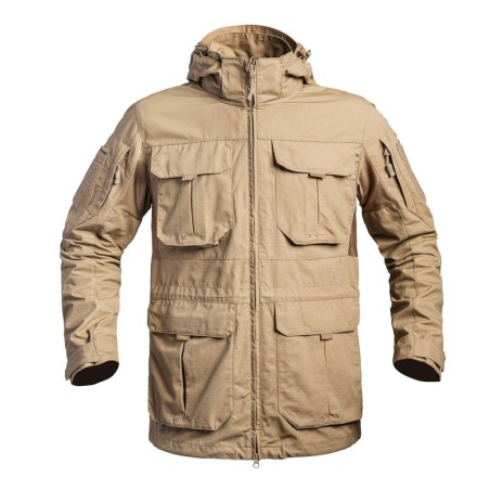 Veste longue de combat Fighter tan