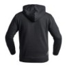 Hoodie A10 noir logos blanc / rouge