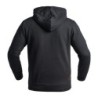 Hoodie A10 noir logos tan / rouge