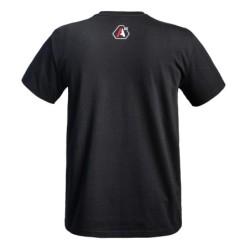 T-shirt Strong A10 noir logos blanc / rouge