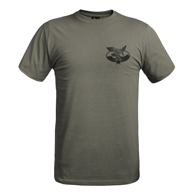 T-shirt Strong Troupes de Montagne vert olive