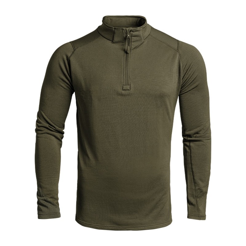 Sweat zippé Thermo Performer -10 C  -20 C vert olive