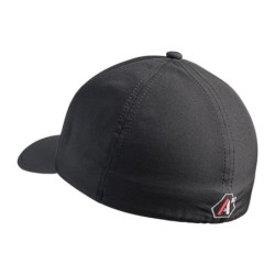 Casquette Stretch Fit A10 noir logos blanc / rouge