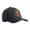 Casquette Stretch Fit A10 noir logos tan / rouge