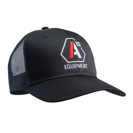 Casquette snapback A10 noir logo blanc / rouge