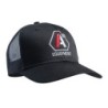 Casquette snapback A10 noir logo blanc / rouge